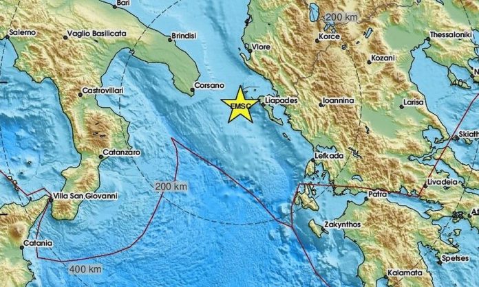 Σεισμός κοντά στην Κέρκυρα – Αισθητός στο νησί