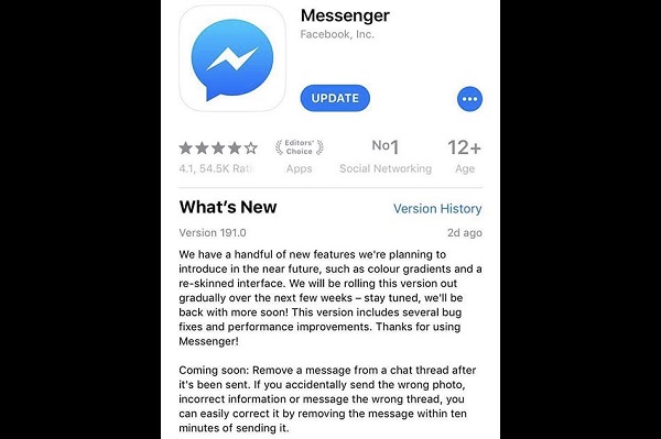 Το unsend στο Messenger είναι γεγονός: Πόσο χρόνο θα έχουμε για την διαγραφή του μηνύματος