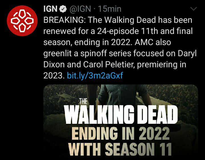 Οριστικό τέλος για το The Walking Dead μετά από 11 σεζόν