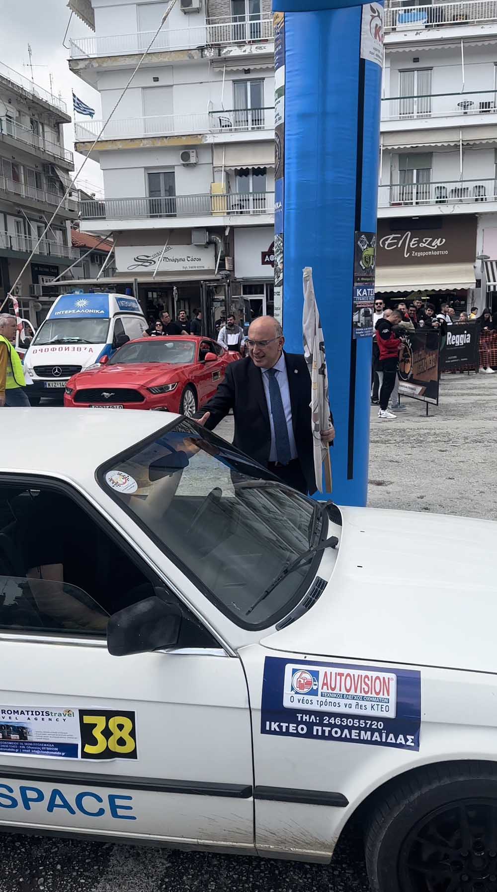Στην 24η Δεξιοτεχνία Αυτοκινήτου Πτολεμαΐδας, ο Υφυπουργός Μεταφορών Μιχάλης Παπαδόπουλος