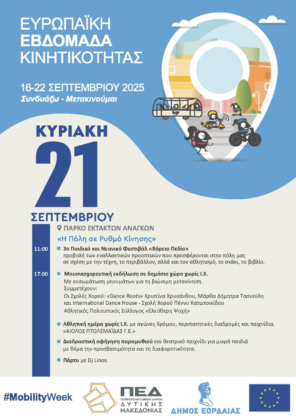 Η Πτολεμαΐδα στο ρυθμό της Ευρωπαϊκής Εβδομάδας Κινητικότητας