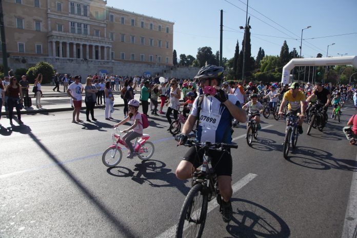 Κυκλοφοριακές ρυθμίσεις την Κυριακή στο κέντρο της Αθήνας λόγω ποδηλατικού αγώνα