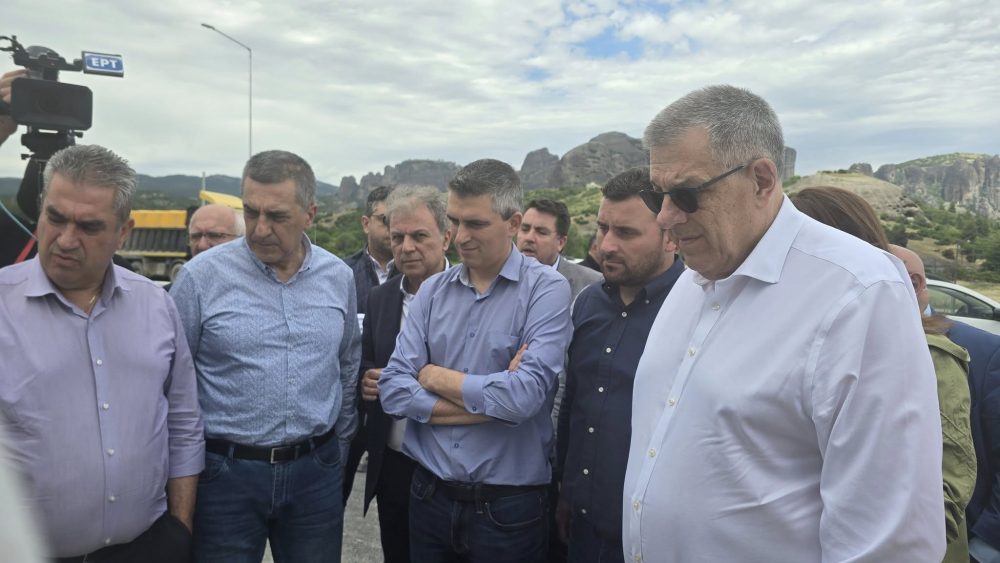Ο Περιφερειάρχης Δυτικής Μακεδονίας, ο Υπουργός Υποδομών & Μεταφορών και ο Υφυπουργός ΥΜΕ στον Ε65