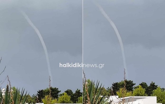 Υδροστρόβιλος στην Χαλκιδική